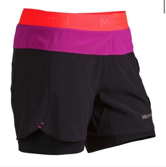 Flash Sale 'til 12 - Marmot Lined Athletic Shorts Size S - Picture 1 of 4